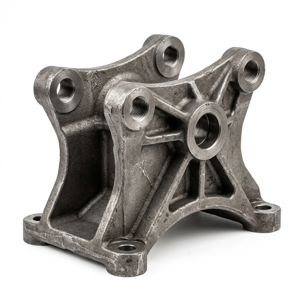 Realistic heavy machinery suspension bracket steel casting