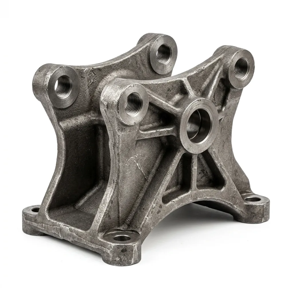 Realistic heavy machinery suspension bracket steel casting