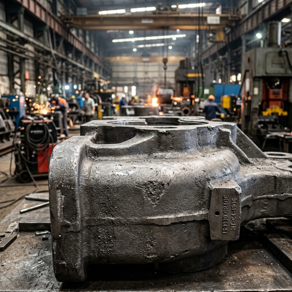 Close-up Texture of IS 1030 Casting