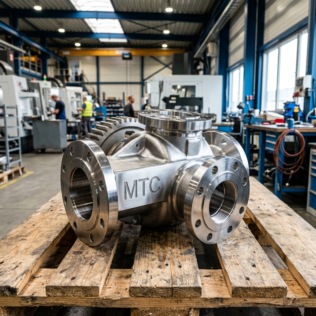 SS Casting MTC Engraved Part